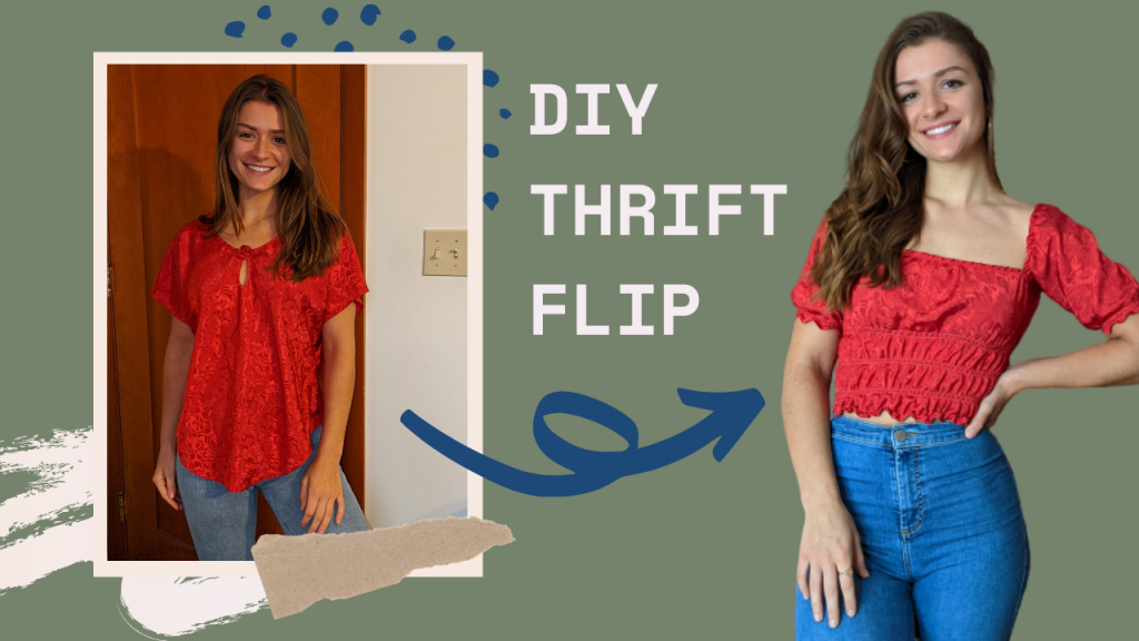 diy thrift flip before and after photo